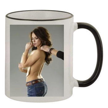 Jennifer Love Hewitt 11oz Colored Rim & Handle Mug