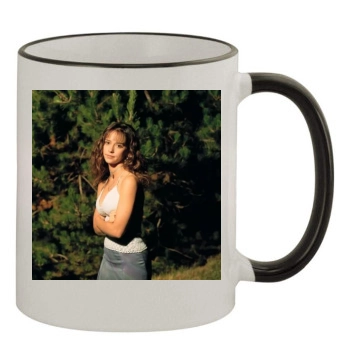 Jennifer Love Hewitt 11oz Colored Rim & Handle Mug