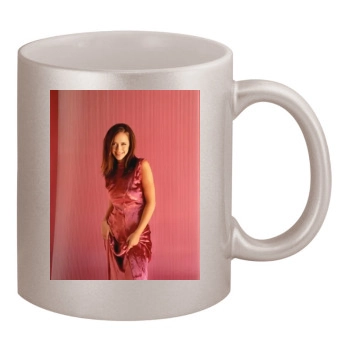 Jennifer Love Hewitt 11oz Metallic Silver Mug