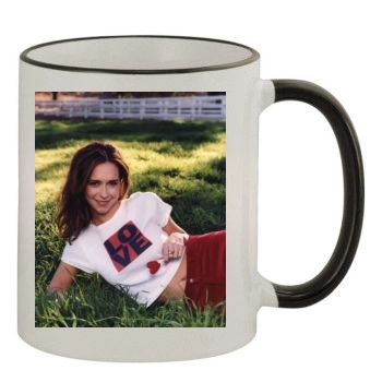 Jennifer Love Hewitt 11oz Colored Rim & Handle Mug