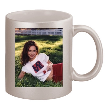 Jennifer Love Hewitt 11oz Metallic Silver Mug