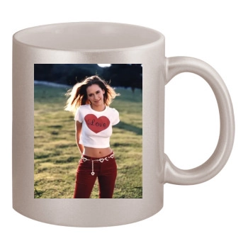 Jennifer Love Hewitt 11oz Metallic Silver Mug