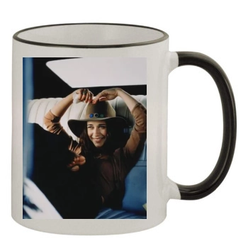 Jennifer Love Hewitt 11oz Colored Rim & Handle Mug