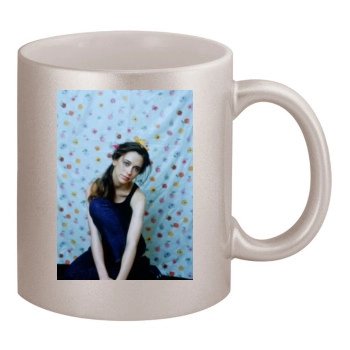 Jennifer Love Hewitt 11oz Metallic Silver Mug