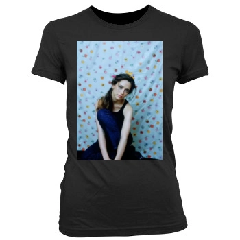 Jennifer Love Hewitt Women's Junior Cut Crewneck T-Shirt