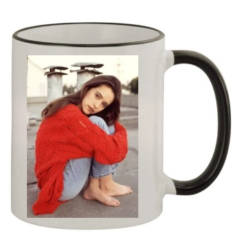 Jennifer Love Hewitt 11oz Colored Rim & Handle Mug