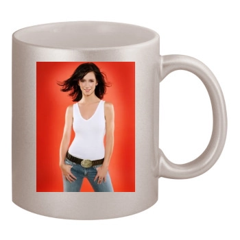 Jennifer Love Hewitt 11oz Metallic Silver Mug