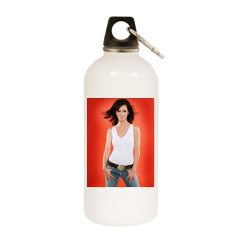 Jennifer Love Hewitt White Water Bottle With Carabiner