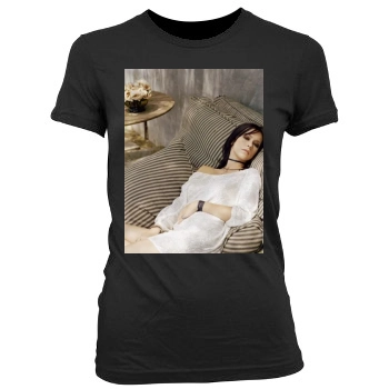 Jennifer Love Hewitt Women's Junior Cut Crewneck T-Shirt