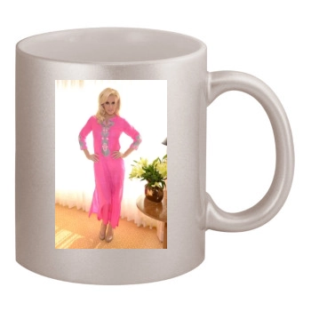 Jenny McCarthy 11oz Metallic Silver Mug