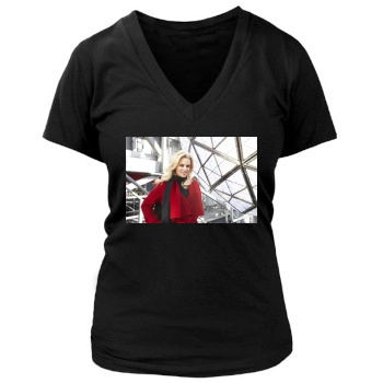 Jenny McCarthy Women's Deep V-Neck TShirt