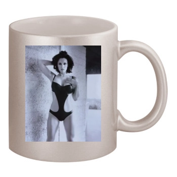 Jenny McCarthy 11oz Metallic Silver Mug