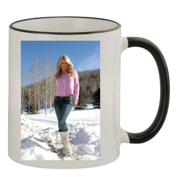 Jenny McCarthy 11oz Colored Rim & Handle Mug