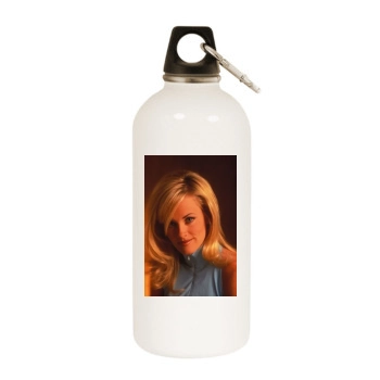 Jenny McCarthy White Water Bottle With Carabiner