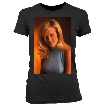 Jenny McCarthy Women's Junior Cut Crewneck T-Shirt