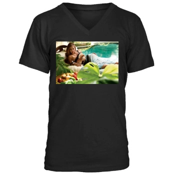 Jessica Alba Men's V-Neck T-Shirt