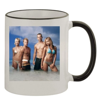 Jessica Alba 11oz Colored Rim & Handle Mug