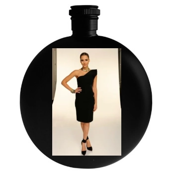 Jessica Alba Round Flask