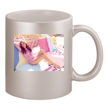 Jessica Alba 11oz Metallic Silver Mug