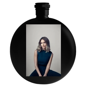 Jessica Alba Round Flask