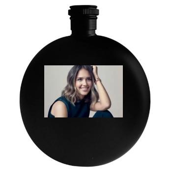 Jessica Alba Round Flask