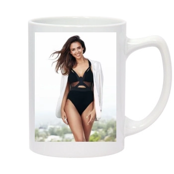 Jessica Alba 14oz White Statesman Mug