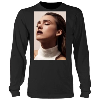 Jessica Alba Men's Heavy Long Sleeve TShirt