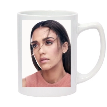 Jessica Alba 14oz White Statesman Mug