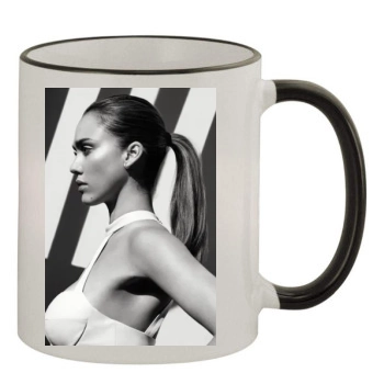 Jessica Alba 11oz Colored Rim & Handle Mug