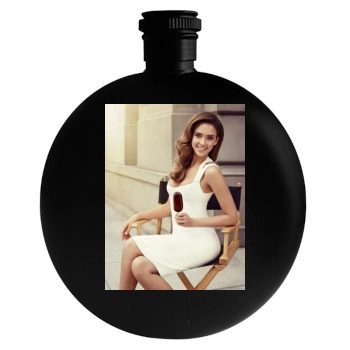 Jessica Alba Round Flask