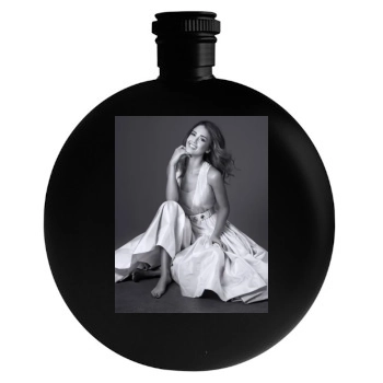 Jessica Alba Round Flask