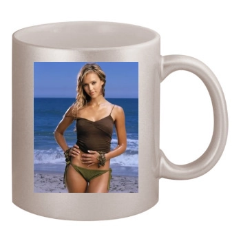 Jessica Alba 11oz Metallic Silver Mug