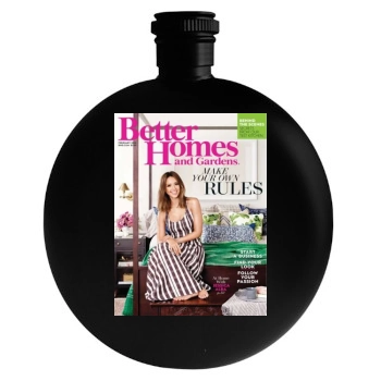 Jessica Alba Round Flask