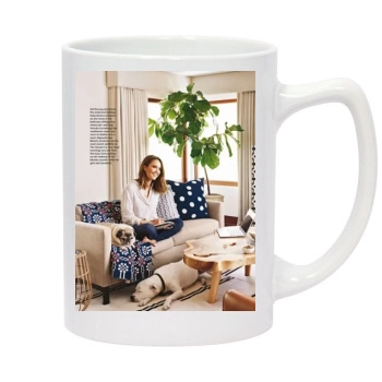 Jessica Alba 14oz White Statesman Mug