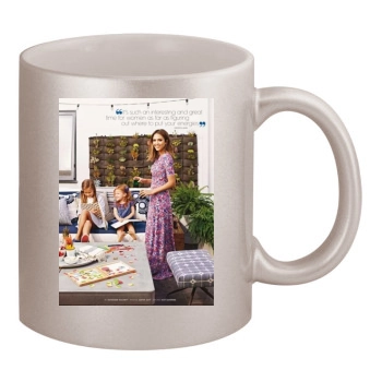 Jessica Alba 11oz Metallic Silver Mug