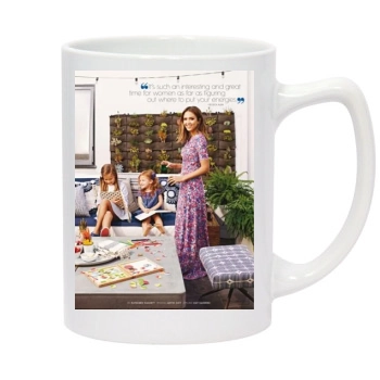 Jessica Alba 14oz White Statesman Mug