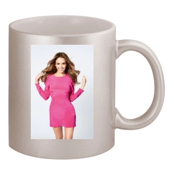 Jessica Alba 11oz Metallic Silver Mug