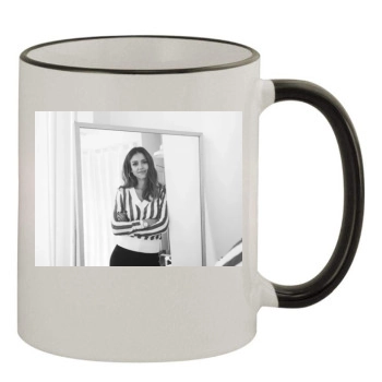 Jessica Alba 11oz Colored Rim & Handle Mug