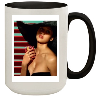 Jessica Alba 15oz Colored Inner & Handle Mug