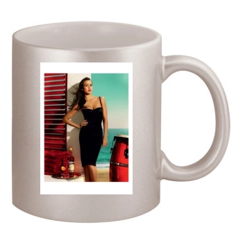 Jessica Alba 11oz Metallic Silver Mug