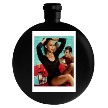 Jessica Alba Round Flask