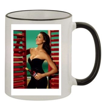 Jessica Alba 11oz Colored Rim & Handle Mug