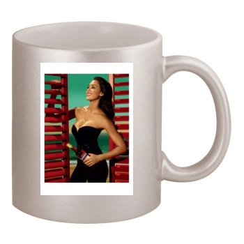 Jessica Alba 11oz Metallic Silver Mug