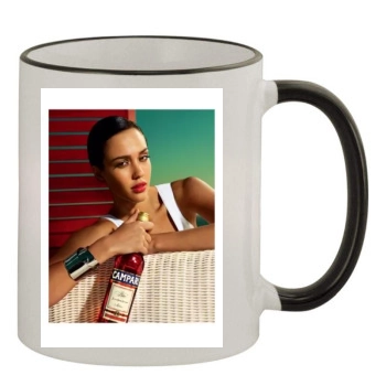 Jessica Alba 11oz Colored Rim & Handle Mug