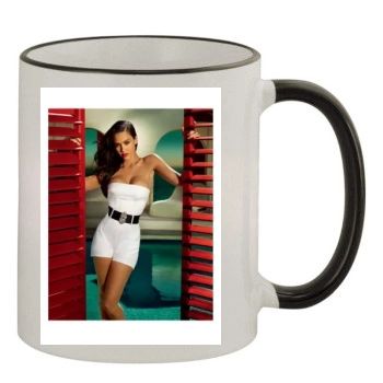 Jessica Alba 11oz Colored Rim & Handle Mug