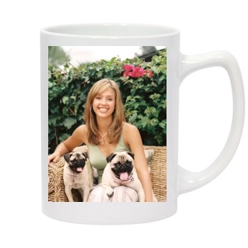 Jessica Alba 14oz White Statesman Mug