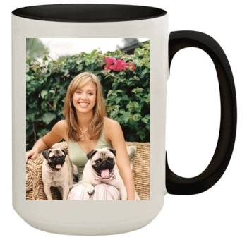 Jessica Alba 15oz Colored Inner & Handle Mug