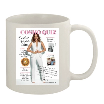 Jessica Alba 11oz White Mug