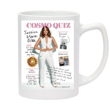 Jessica Alba 14oz White Statesman Mug