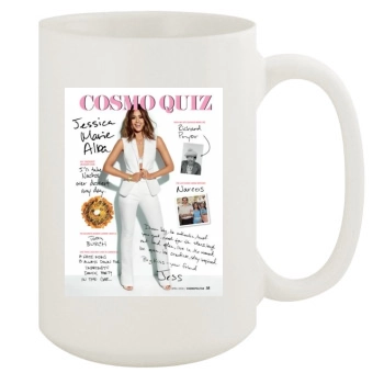 Jessica Alba 15oz White Mug